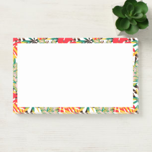 Notas Post-it® Hojas de palmeras tropicales salvajes