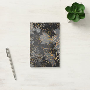 Notas Post-it® Hojas doradas 5