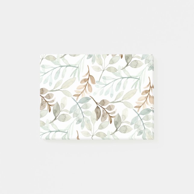 Notas Post-it® Hojas en caída (Anverso)