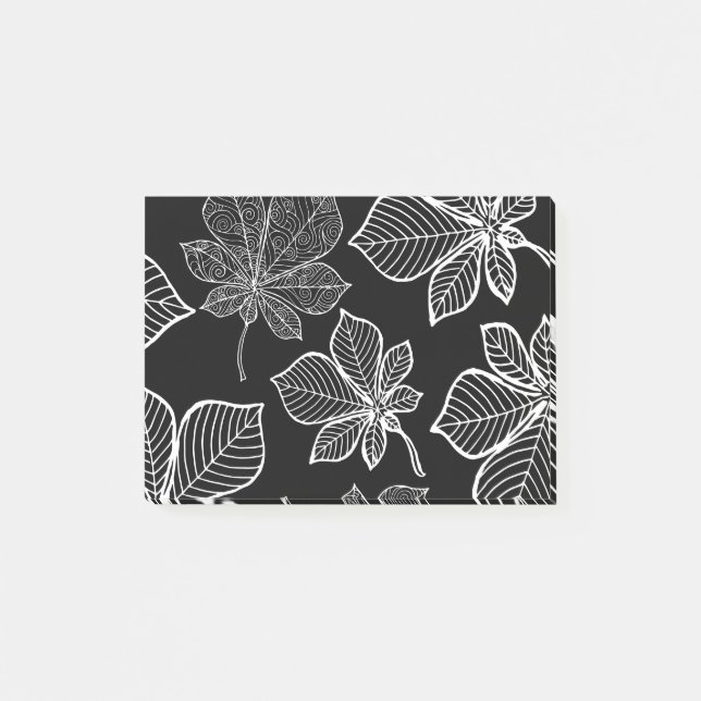 Notas Post-it® Hojas estilizadas 3 (Anverso)