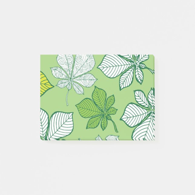 Notas Post-it® Hojas estilizadas 6 (Anverso)