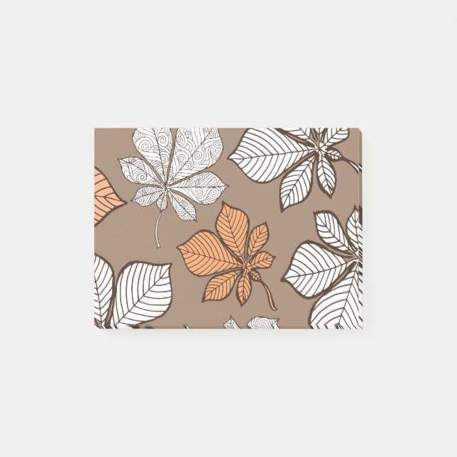 Notas Post-it® Hojas estilizadas 7 (Anverso)