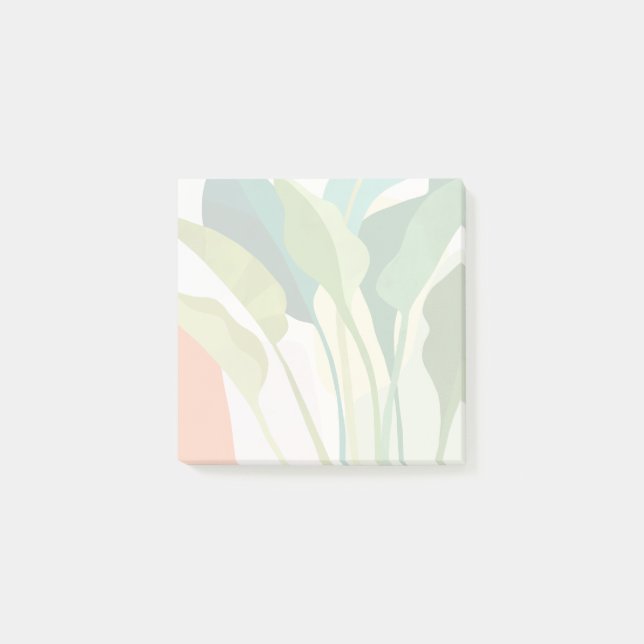 Notas Post-it® Hojas tropicales (Anverso)