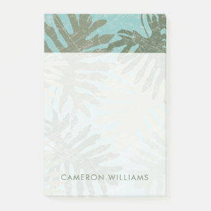 Notas Post-it® Hojas tropicales desvanecidas