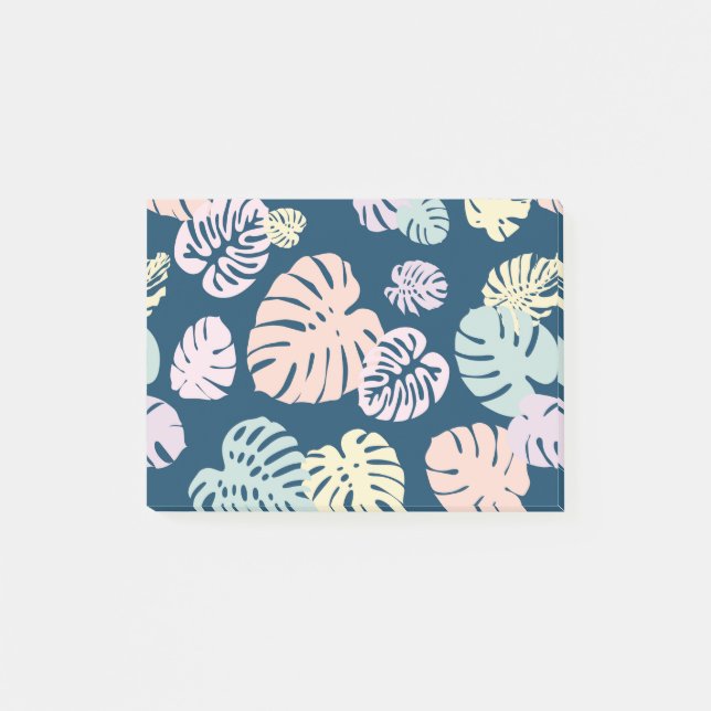 Notas Post-it® Hojas Tropicales Multicolor 4 (Anverso)