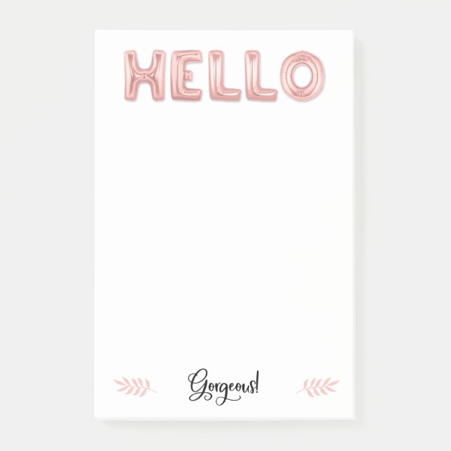 Notas Post-it® Hola magnífico: Post-it (Anverso)