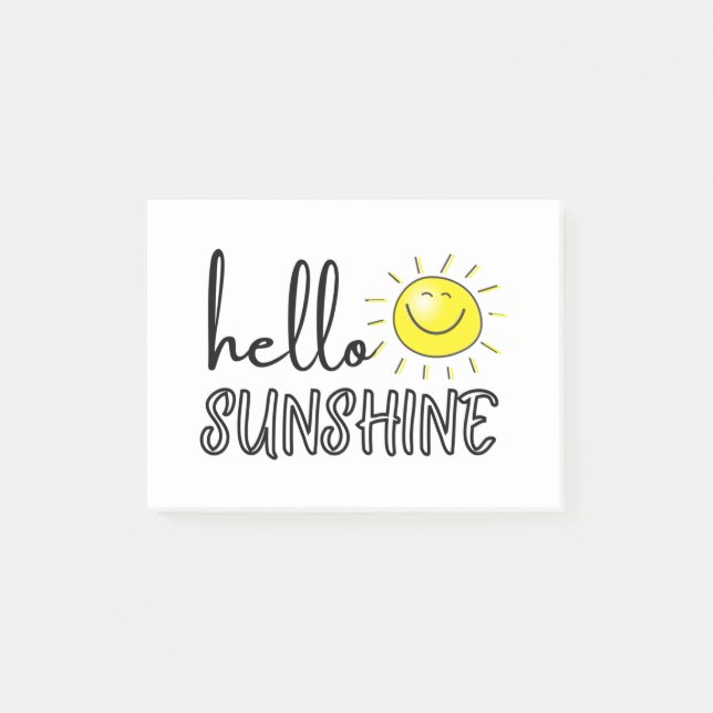 Notas Post-it® Hola Sunshine Spring (Anverso)