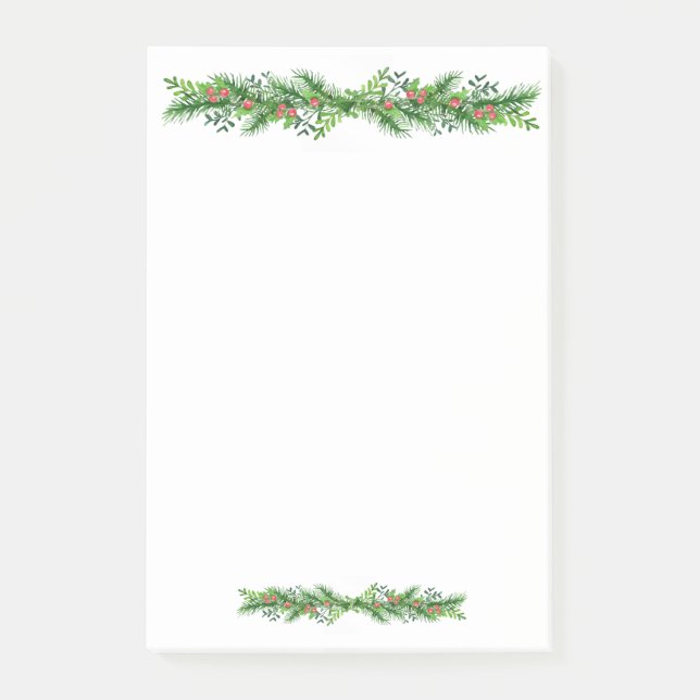 Notas Post-it® Holiday Post-it-Notes-Garland (Anverso)