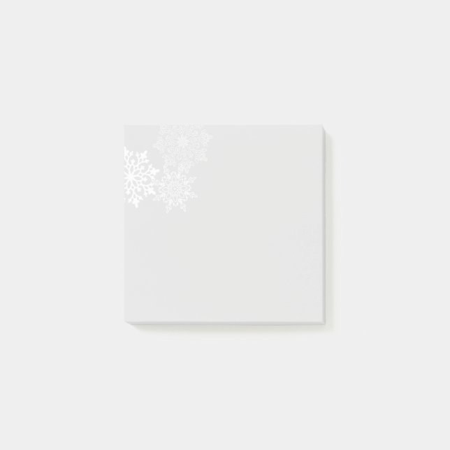 Notas Post-it® Holiday Post-it-Notes-Snowflakes (Anverso)