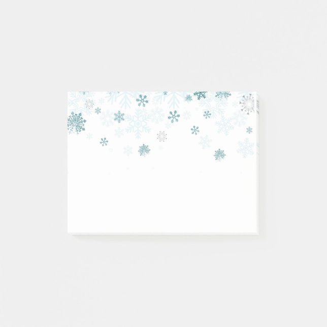 Notas Post-it® Holiday Snowflakes Post it Notes (Anverso)