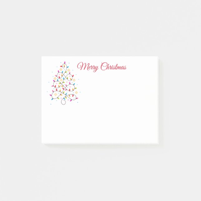 Notas Post-it® Holiday Tree Post-it-Notes (Anverso)