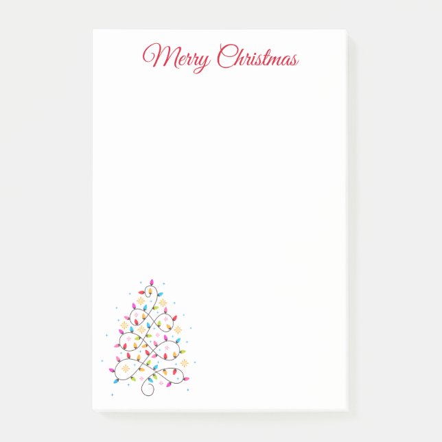 Notas Post-it® Holiday Tree Post-it-Notes (Anverso)