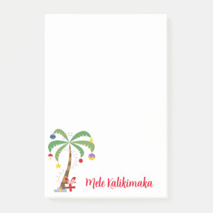 Notas Post-it® Holiday Tree Post-it-Notes-Mele Kalikimaka