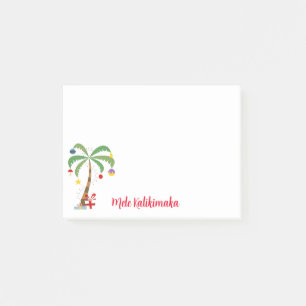 Notas Post-it® Holiday Tree Post-it-Notes-Mele Kalikimaka