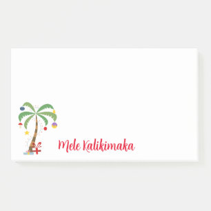 Notas Post-it® Holiday Tree Post-it-Notes-Mele Kalikimaka