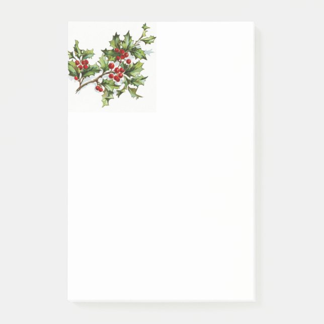 Notas Post-it® HollyBerries_001 (Anverso)