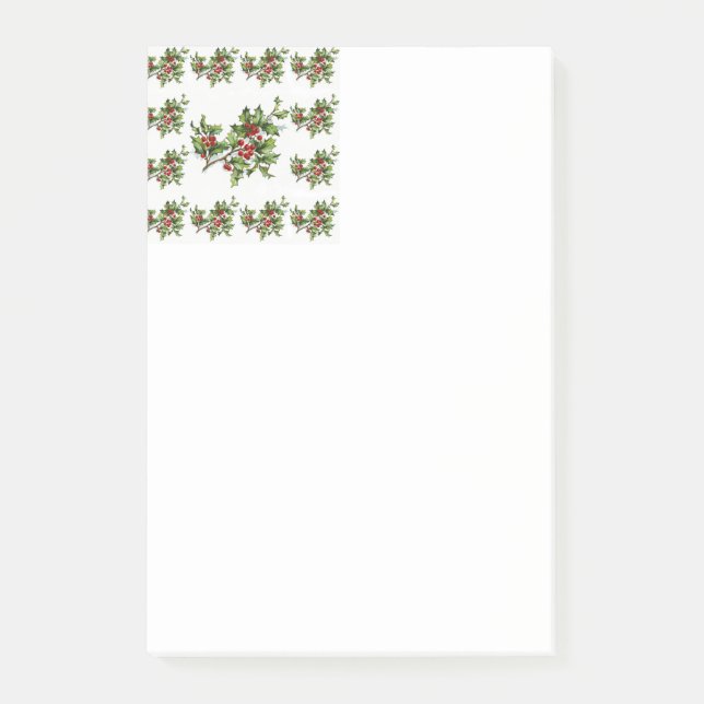 Notas Post-it® HollyBerries 014 (Anverso)