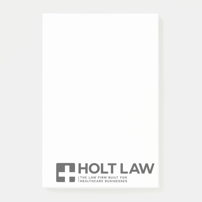 Notas Post-it® Holt Law (Anverso)