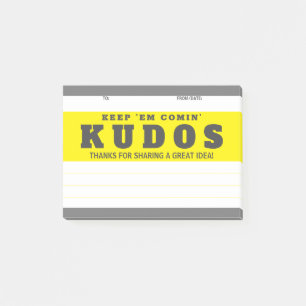 Notas Post-it® Homenaje de reconocimiento de grandes ideas