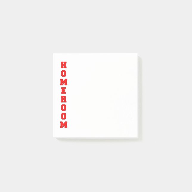 Notas Post-it® Homeroom (Anverso)