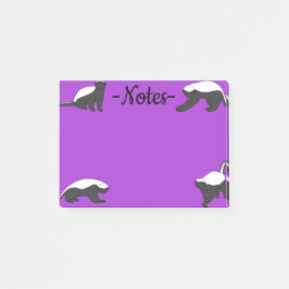 Notas Post-it® Honey Badgers