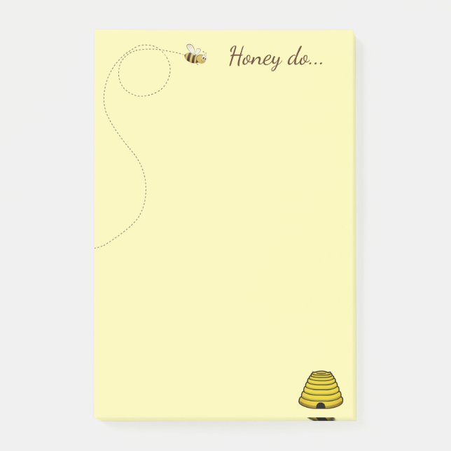 Notas Post-it® Honey Do (Anverso)