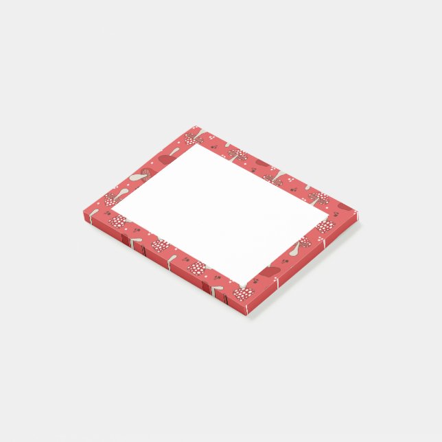 Notas Post-it® Hongos (En perspectiva)