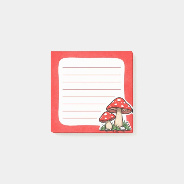Notas Post-it® Hongos (Anverso)