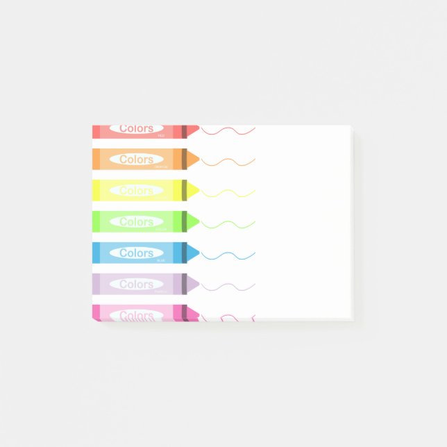 Notas Post-it® ¡Hora de colorear! (Anverso)