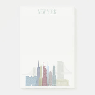 Notas Post-it® Horizonte de Nueva York