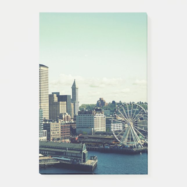 Notas Post-it® Horizonte de Seattle (Anverso)