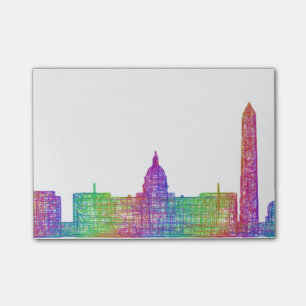 Notas Post-it® Horizonte del Washington DC