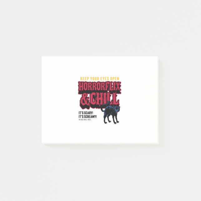 Notas Post-it® Horrorflix Y Chill (Anverso)