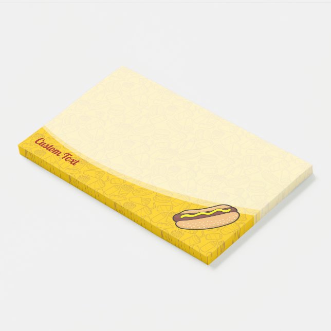 Notas Post-it® Hotdog (En perspectiva)