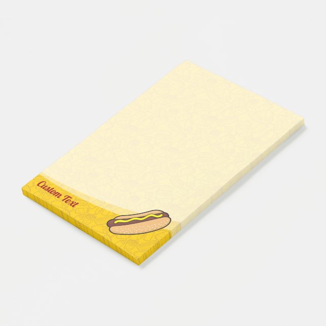 Notas Post-it® Hotdog (En perspectiva)