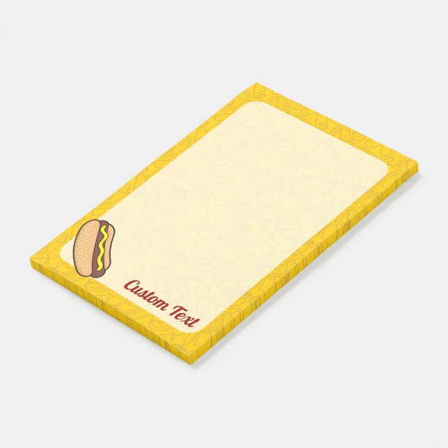 Notas Post-it® Hotdog (En perspectiva)