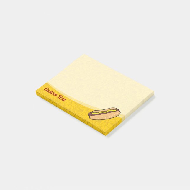 Notas Post-it® Hotdog (En perspectiva)