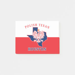 Notas Post-it® Houston Poland Texan
