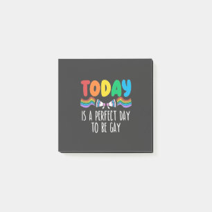 Notas Post-it® Hoy es el día perfecto para ser gay el mes del org