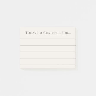 Notas Post-it® Hoy Estoy Agradecido Por Gratitud Diaria