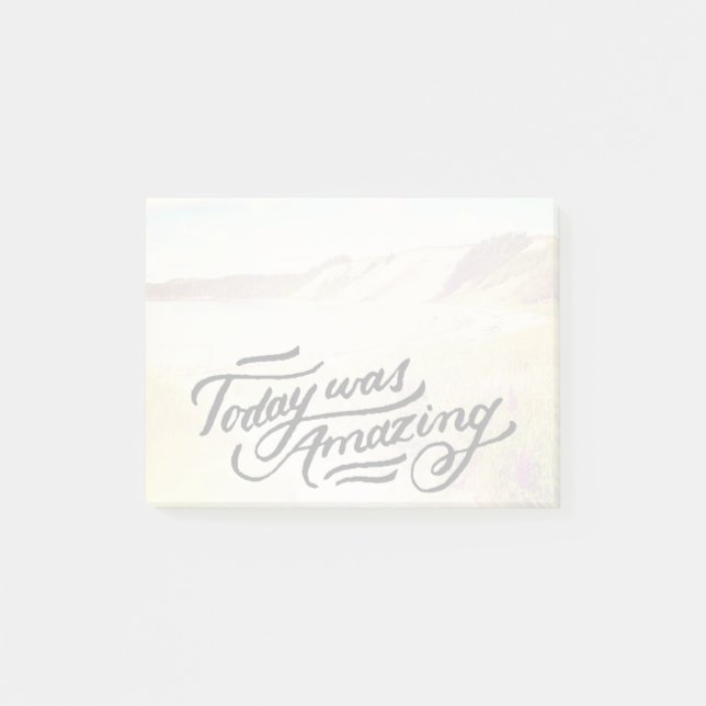 Notas Post-it® Hoy fue asombroso (Anverso)