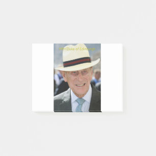 Notas Post-it® HRH Duque de Edimburgo - Príncipe Felipe