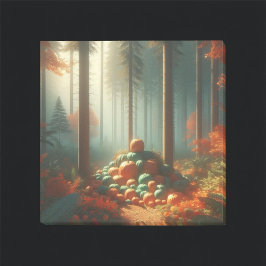 Notas Post-it® Huella de calabaza Naranja de Acción de Gracias ot