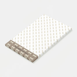 Notas Post-it® Hueso de perro