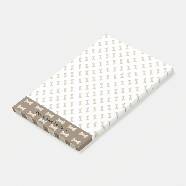 Notas Post-it® Hueso de perro (En perspectiva)