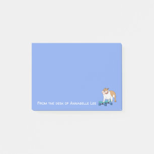 Notas Post-it® Huésped inglés del bulldog