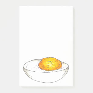 Notas Post-it® Huevos de huevo tallados Alimentos para picnic pos