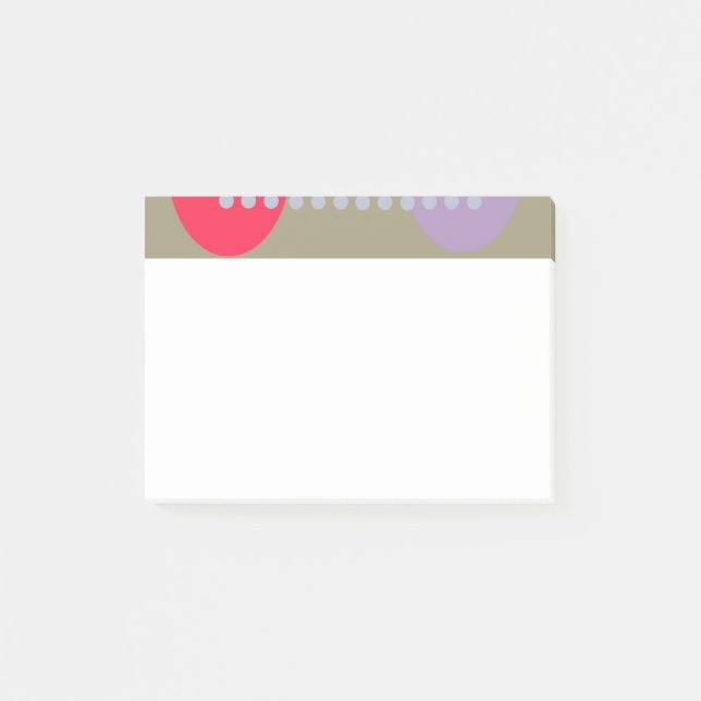 Notas Post-it® Huevos deslucidos (Anverso)