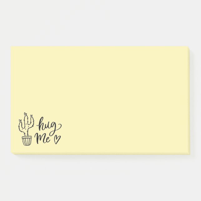 Notas Post-it® Hug Me Cactus Notes (Anverso)
