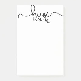 Notas Post-it® Hugs Heal Post-it Notes